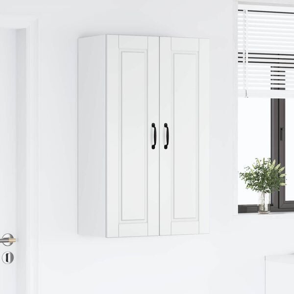 vidaXL Küchenschrank Hochglanz Weiß 60 x 31 x 100 cm Holzwerkstoff