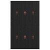 vidaXL Aufbewahrungsbettgestell Schwarz Eichen-Optik 120 x 200 cm