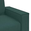 vidaXL Sofa 3 pcs Dunkelgr&uuml;n 220 x 80 x 84 cm Leinenmischgewebe