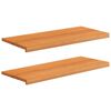 vidaXL Fensterb&auml;nke 2 stk. Hellbraun 90 x 40 x 2 cm Massivholz Buche