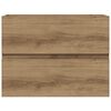 vidaXL Badschrank Artisan-Eiche 60x38,5x45 cm Holzwerkstoff