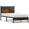vidaXL Metallbett ohne Matratze R&auml;uchereiche 80x200 cm