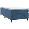 vidaXL Boxspringbettgestell Dunkelblau 90x190 cm Samt