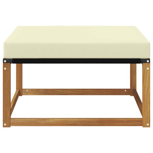 vidaXL Outdoor-Fu&szlig;hocker Massivholz Akazie Natur