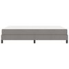 vidaXL Boxspringbett mit Matratze Taupe 140 x 190 cm Stoff