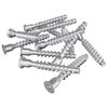 vidaXL Confirmat-Schrauben 2500 Stk. Silber Metall