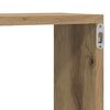 vidaXL Wandregal 2 pcs Artisan-Eiche 80 x 15 x 26 cm Holzwerkstoff