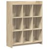 vidaXL B&uuml;cherregal Sonoma-Eiche 87,5 x 30 x 111 cm Holzwerkstoff