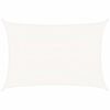 vidaXL Sonnensegel 160 g/m&sup2; Wei&szlig; 5x7 m HDPE