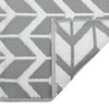 vidaXL Outdoor-Teppich ARAKIL Grau 120x180 cm PP