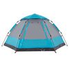 vidaXL Campingzelt 4 Personen Blau Quick Release