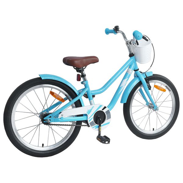 vidaXL Kinderfahrrad 18 Zoll f&uuml;r 5-7 Jahre alt Himmelblau