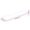 vidaXL Wandpaneele 12 Stk. Rosa 60x15 cm Samt 1,08 m²