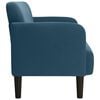 vidaXL Zweisitzer-Sofa Blau 109 cm Samt