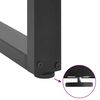 vidaXL Konsolentischbeine U-Form 2 Stk. Anthrazit 28x(72-73) cm Stahl