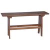 vidaXL Bank Natur 100 x 30 x 51 cm Massivholz Altholz