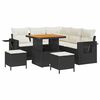 vidaXL Gartensofa-set 8 stk. Schwarz Poly-Rattan