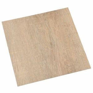 vidaXL Bodenplanken Hellgrau, Dunkelbraun 5,11 m&sup2; 55 Stk. PVC