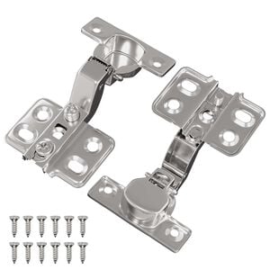 vidaXL Scharnier 2 stk. Nickel 85 x 52,5 x 9,5 mm Eisen