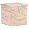 vidaXL Truhe 40x40x40 cm Akazie Massivholz