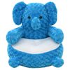 vidaXL Elefant Kuscheltier Pl&uuml;sch Blau