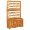 vidaXL Pflanzk&uuml;bel mit Rankgitter 100x32x165 cm Massivholz Akazie
