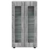 vidaXL Sideboard FLORIN Graues Sonoma 55,5 x 29 x 103 cm Holzwerkstoff