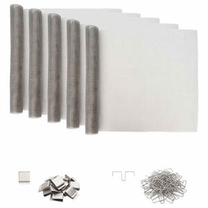 vidaXL Lichtschachtabdeckung mit Clips 5 stk. 70 x 190 cm Silber