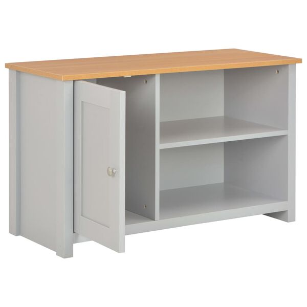 vidaXL TV-Schrank Grau 95x39x58 cm