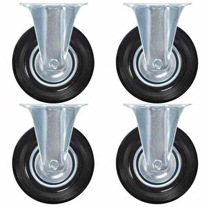 vidaXL Bockrollen 4 Stk. 125 mm