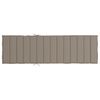 vidaXL Sonnenliegen-Auflage Taupe 200x60x3 cm Oxford-Gewebe