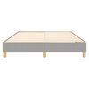 vidaXL Boxspringbettgestell Hellgrau 140x190 cm Stoff