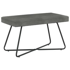 vidaXL Bank Dunkelgrau 80 x 40 x 45 cm Samt