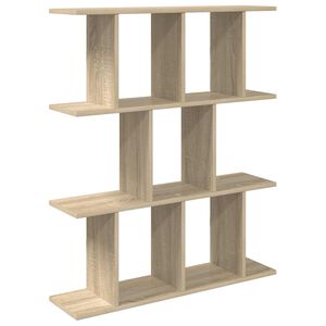 vidaXL Wandregal Sonoma-Eiche 80 x 20 x 96 cm Holzwerkstoff