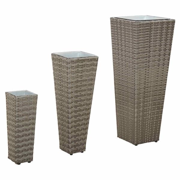 vidaXL Set f&uuml;r Outdoor 3 pcs Metall