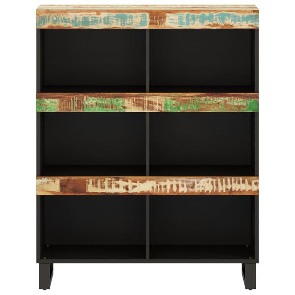 vidaXL Beistelltisch 85x33x107 cm Altholz Massiv