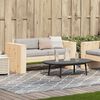 vidaXL Gartensofa 2-Sitzer 134x60x62 cm Massivholz Kiefer
