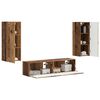 vidaXL TV-Schrankset Wandmontiert 2 pcs Altholz Holzwerkstoff
