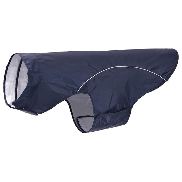 vidaXL Hunde Regenmantel mit Reflexstreifen Polyester Marineblau 4XL