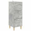 vidaXL Schubladenschrank Betongrau 33 x 34,5 x 90 cm Holzwerkstoff