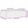 vidaXL Pflanzk&uuml;bel 90x60x26,5 cm Massivholz Douglasie