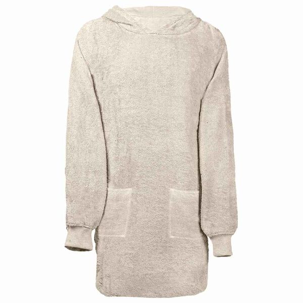 vidaXL Decken-Hoodie KINN Creme L Baumwolle