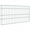 vidaXL Teichzaun Set 5 Stk. 100 x 50 cm Stahl Gr&uuml;n
