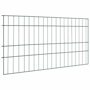 vidaXL Teichzaun Set 5 Stk. 100 x 50 cm Stahl Gr&uuml;n