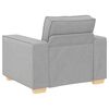 vidaXL Sofa Stuhl Wolkengrau 60 cm Stoff