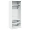 vidaXL Kleiderschrank Wei&szlig; 80x50x200 cm Holzwerkstoff