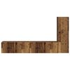 vidaXL TV-Schrankset Wandmontiert 2 pcs Altholz Holzwerkstoff