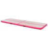 vidaXL Aufblasbare Gymnastikmatte mit Pumpe 700×100×10 cm PVC Rosa