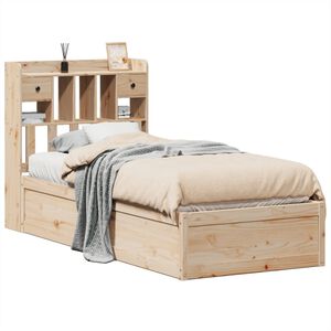 vidaXL Massivholzbett ohne Matratze 90x190 cm Kiefer