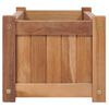 vidaXL Hochbeet 100x30x25 cm Massivholz Teak